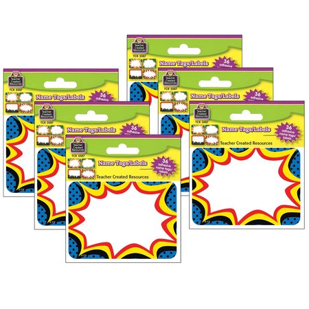 TEACHER CREATED RESOURCES Superhero Name Tags/Labels, PK216 TCR5587